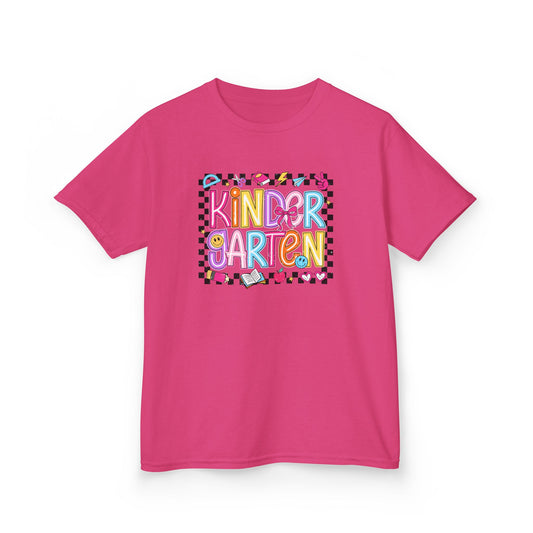 Kindergarten Kids T‑Shirt — Colorful Back-to-School Tee