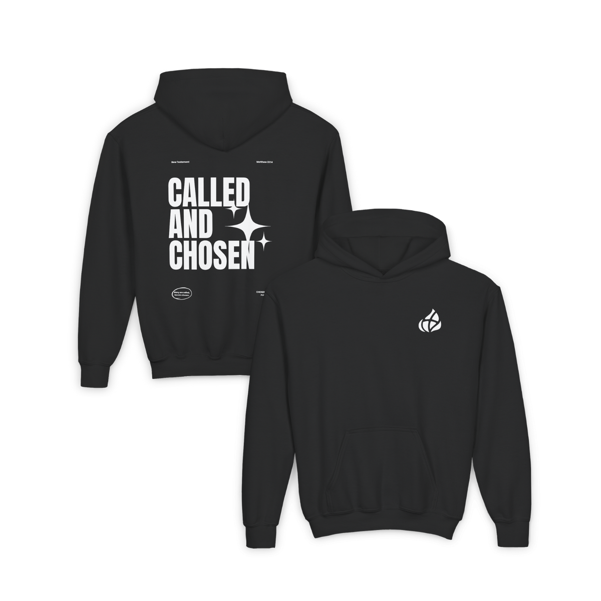 YOUTH - Basic Hoodie - Called & Chosen - BBA