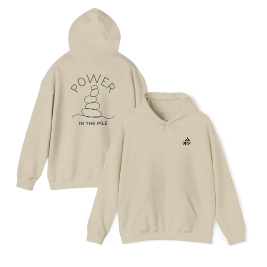 ADULT - Basic Hoodie - Power in the Piles - BBA