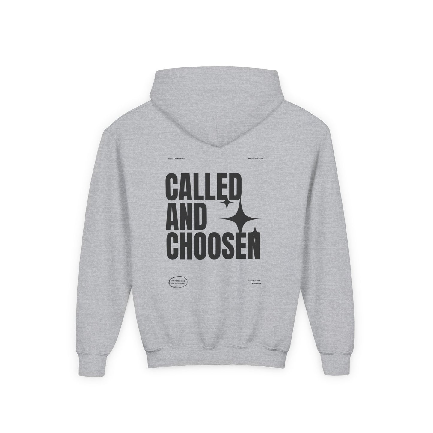 YOUTH - Basic Hoodie - Called & Chosen - BBA