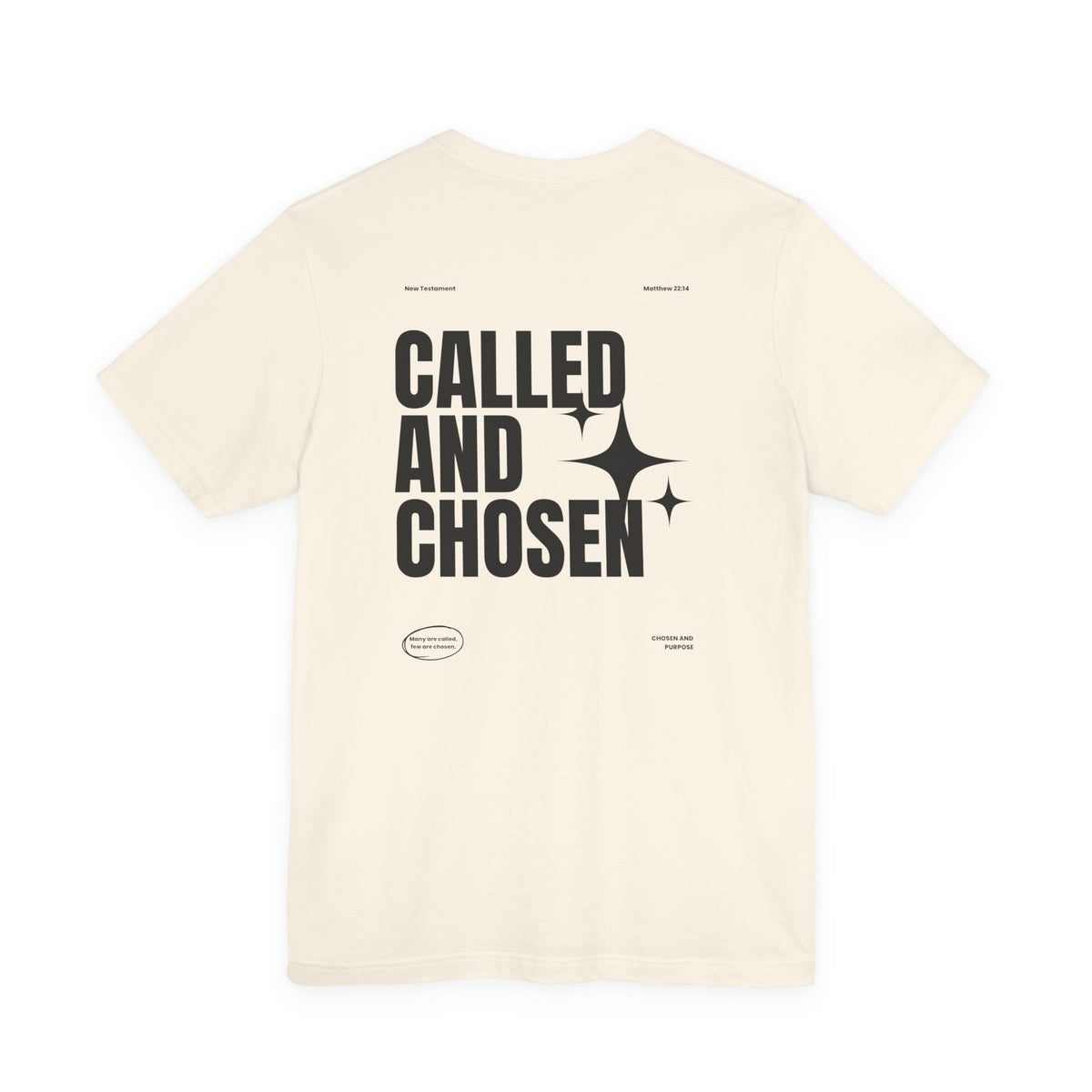 ADULT - Premium tee -  Called & Chosen - BBA