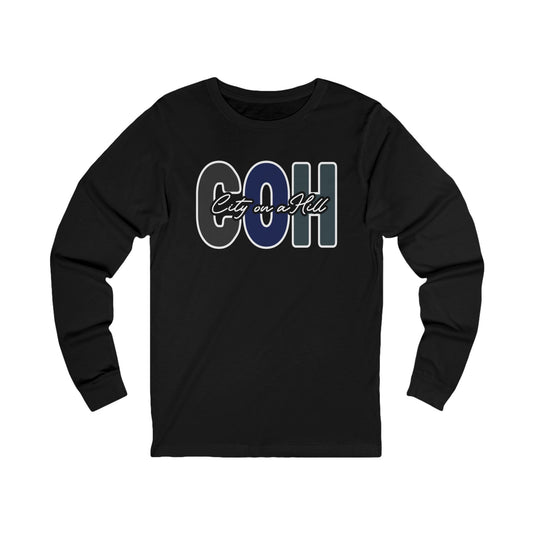 ADULT - Premium Long Sleeve Tee - City on a Hill