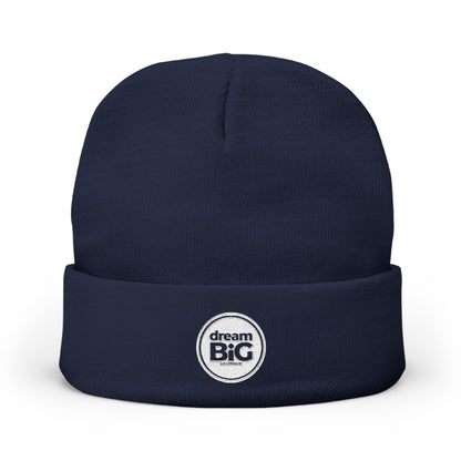 Embroidered Knit Beanie - Dream Big Logo