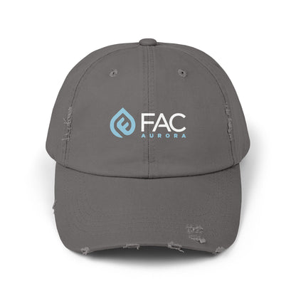 Embroidered Distressed Cap — FAC Aurora