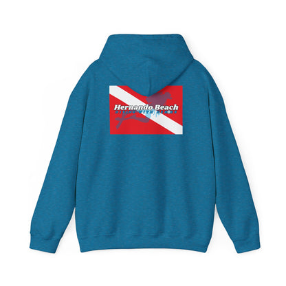 Classic Pullover Hoodie - Hernando Beach Diving - Front & Back Print