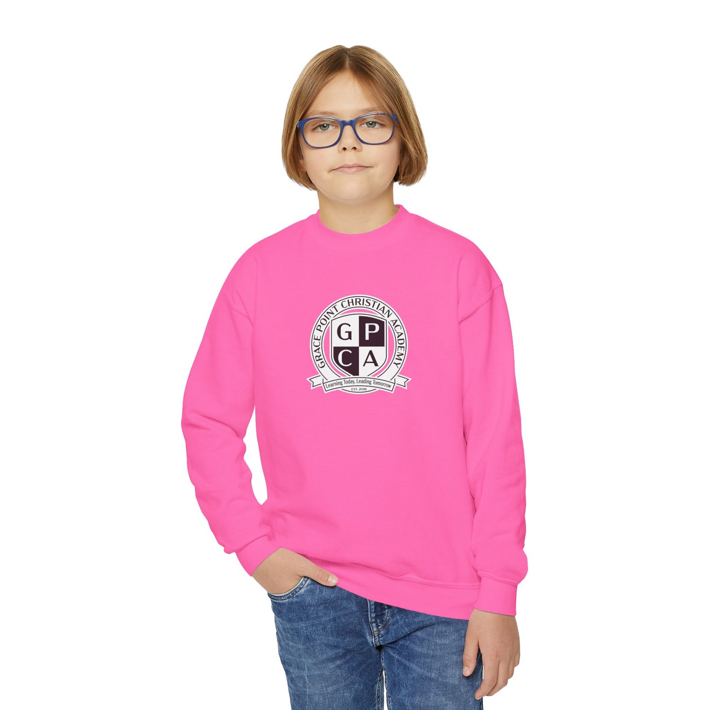 YOUTH - Basic Sweatshirt - Grace Point Christian Academy
