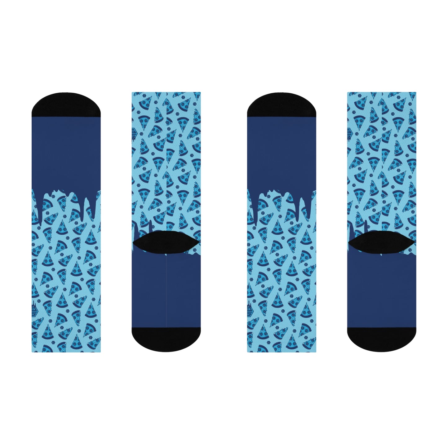 Frozen Pizza Drip Socks