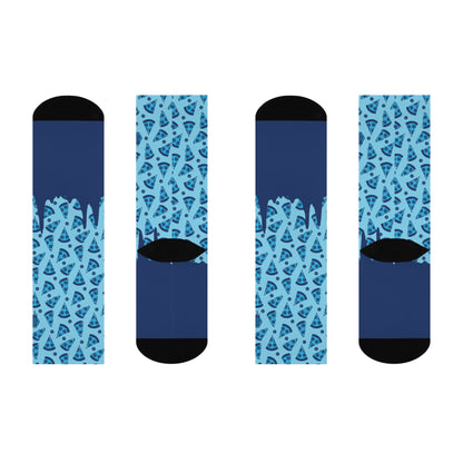 Frozen Pizza Drip Socks