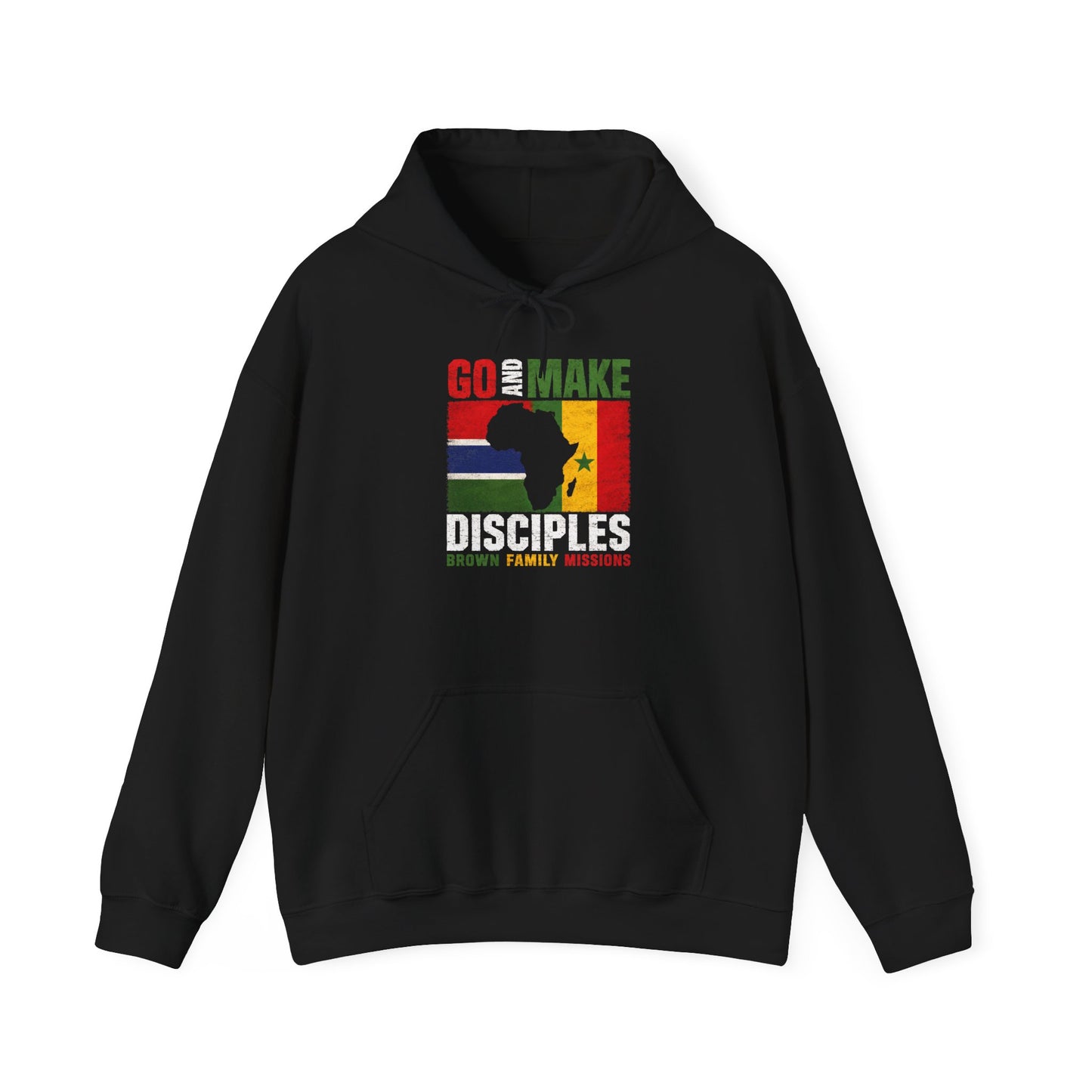 Go Make Disciples Hoodie - Brown Family Missions