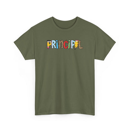 Principal Colorblock T-Shirt- Fun School Staff Gift