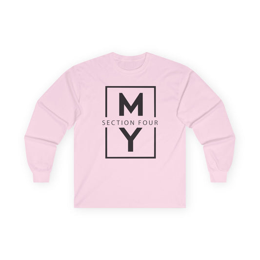 ADULT - Cotton Long Sleeve Tee - MS Section 4 Youth