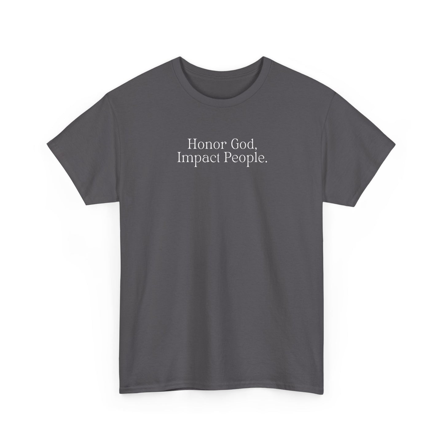 Adult - Honor God, Impact People Basic T-Shirt - FAC Aurora
