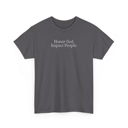 Adult - Honor God, Impact People Basic T-Shirt - FAC Aurora