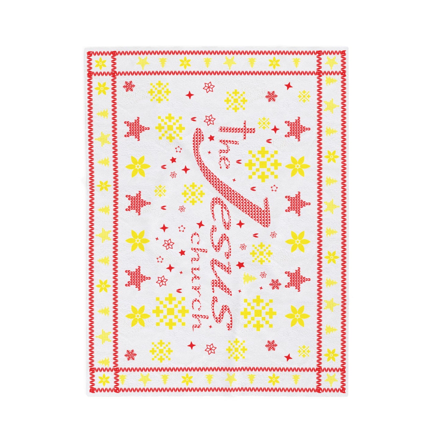 Christmas Velveteen Plush Blanket — The Jesus Church
