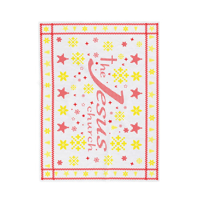 Christmas Velveteen Plush Blanket — The Jesus Church
