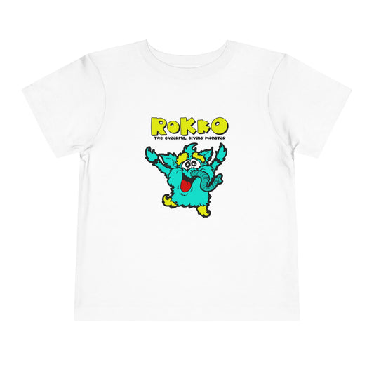 Toddler Jersey Tee ROKKO Cartoon Monster - ROK Global