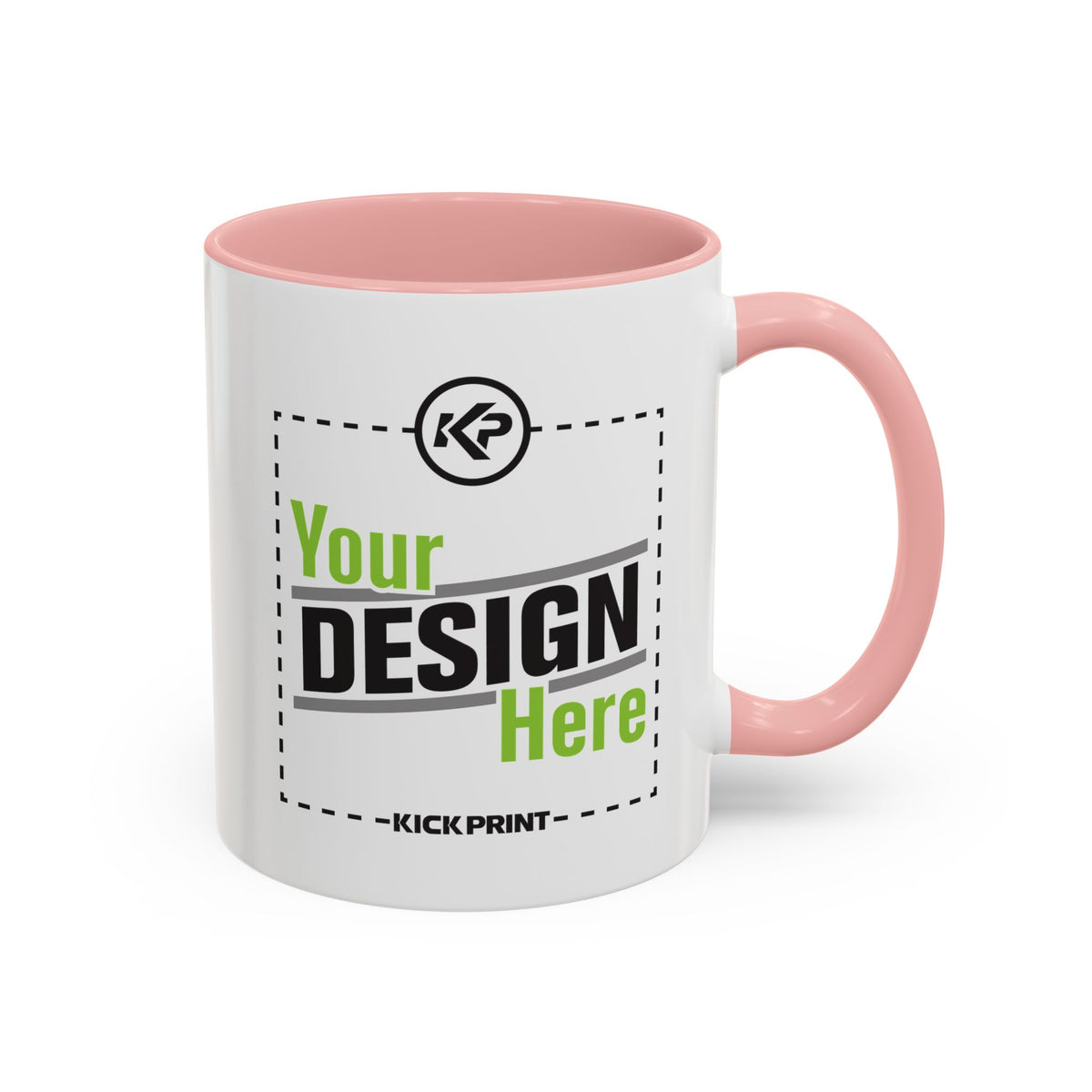 11oz Accent Mug - Kick Merch