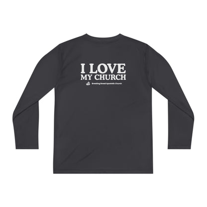 YOUTH - Basic Long sleeve - I Love My Church - BBA