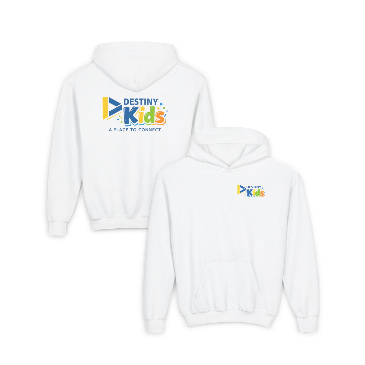 Youth - Basic Hoodie  Kids Logo - Destiny Church