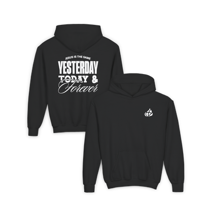 YOUTH - Basic Hoodie - Jesus is the Same - BBA