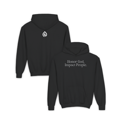 Youth - Basic Hoodie "Honor God, Impact People" - FAC Aurora