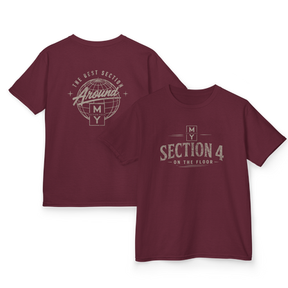 Youth -  Around Best Section Basic T-Shirt - MS Section 4 Youth