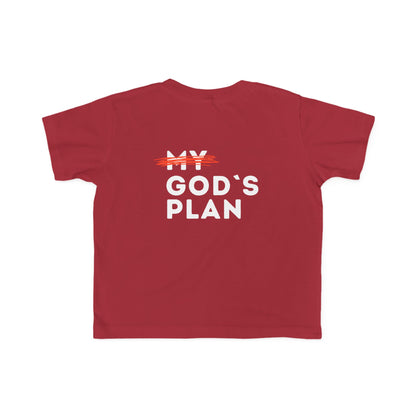 Toddlers - Basic tee - GOD's Plan - BBA