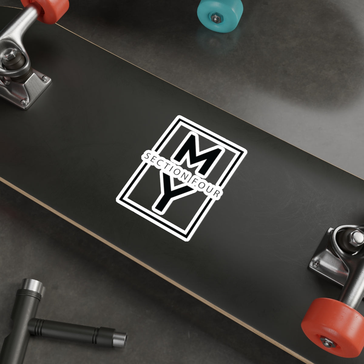 MY Section Four Die-Cut Sticker