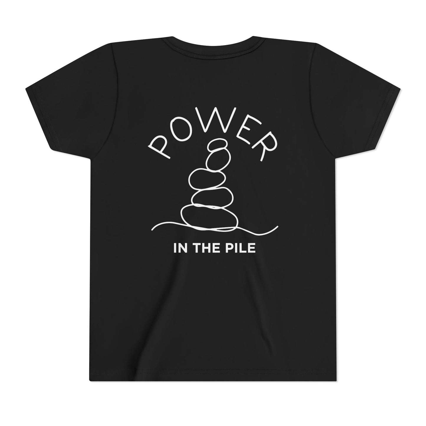 YOUTH - Basic tee - Power in the Piles - BBA