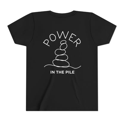 YOUTH - Basic tee - Power in the Piles - BBA