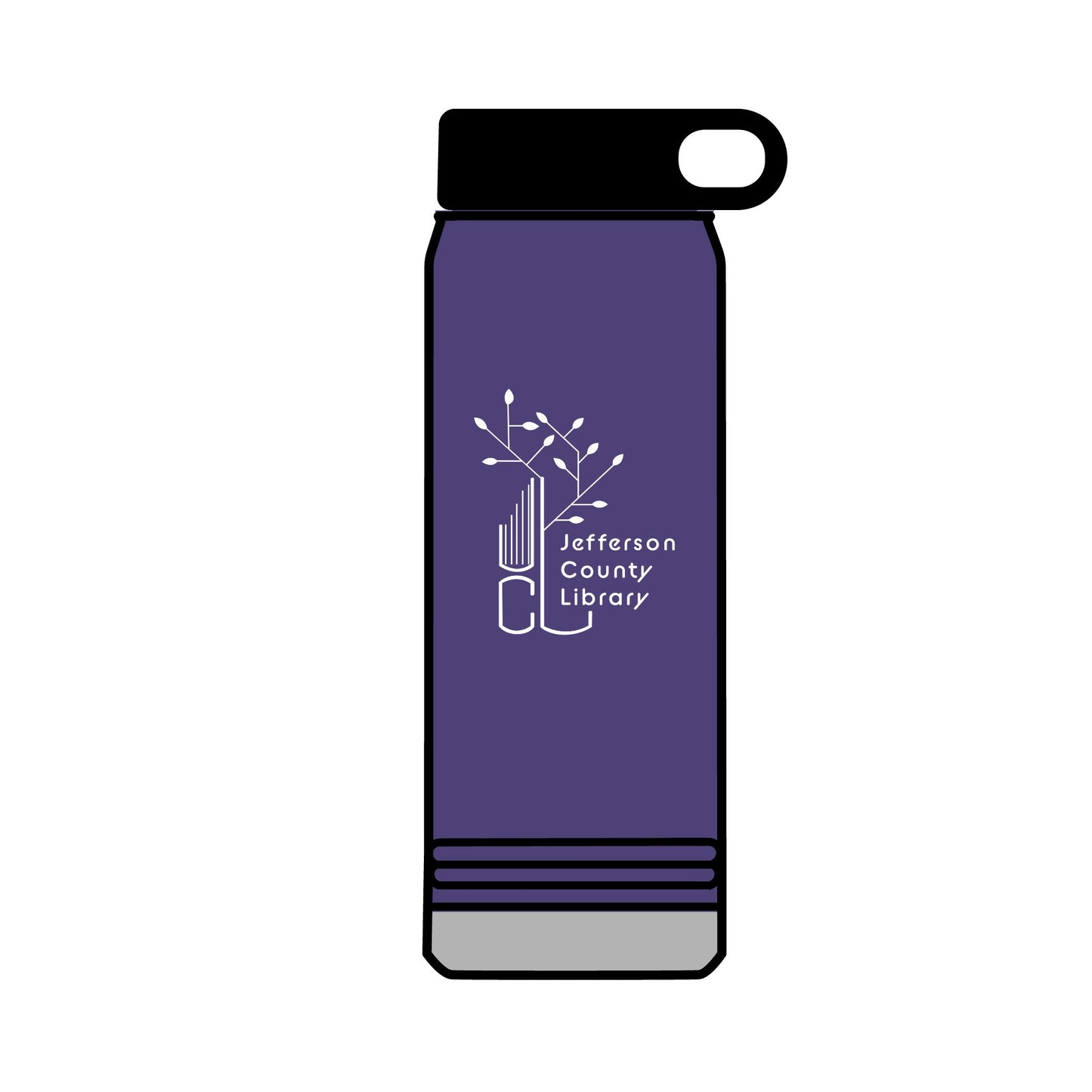 Jefferson County Library Insulated Water Bottle