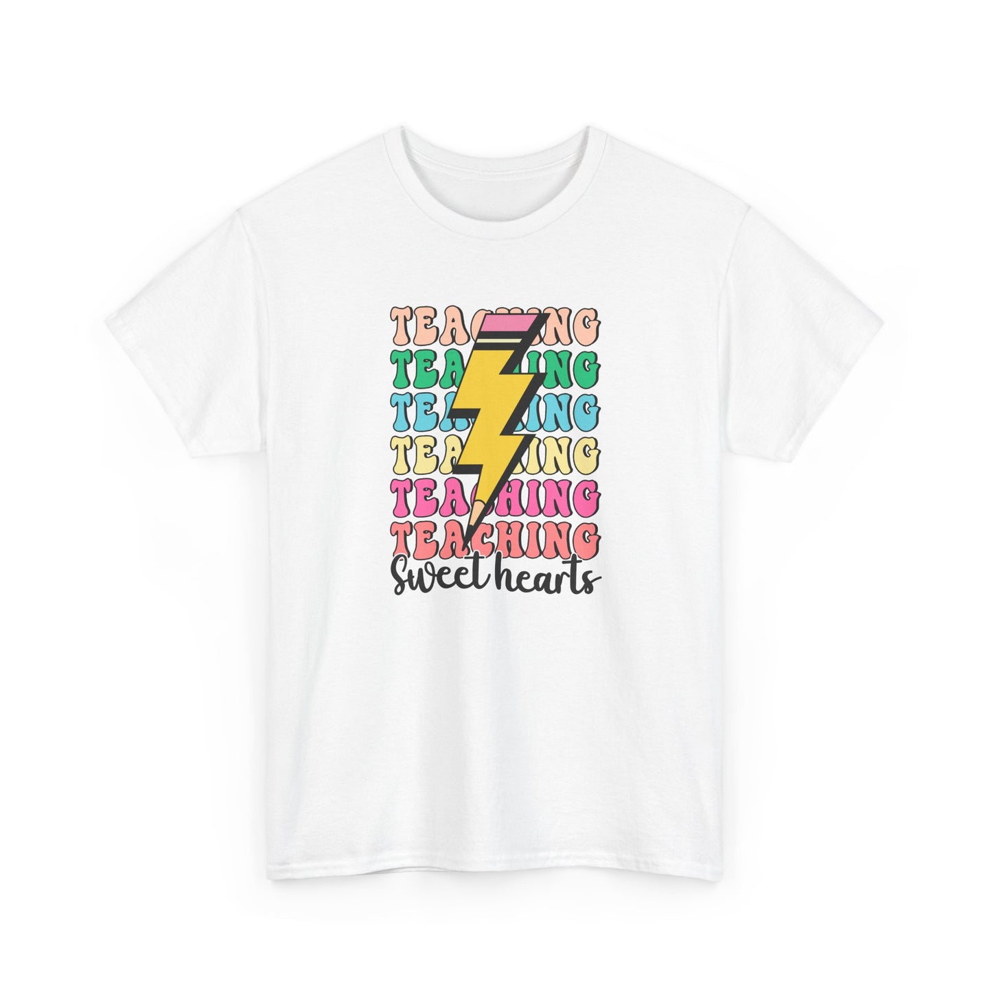 Teaching Sweetheart T-Shirt - Retro Lightning Teacher Gift