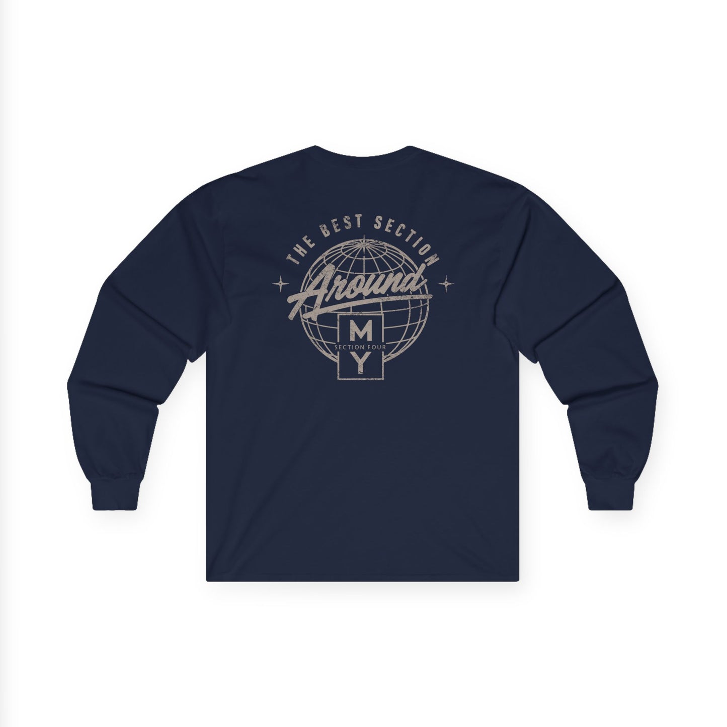 Adult - Around Best Section Cotton Long Sleeve Tee - MS Section 4 Youth