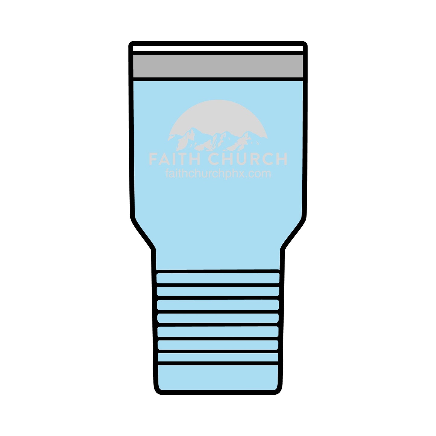 30oz Insulated Tumbler - Faith Church