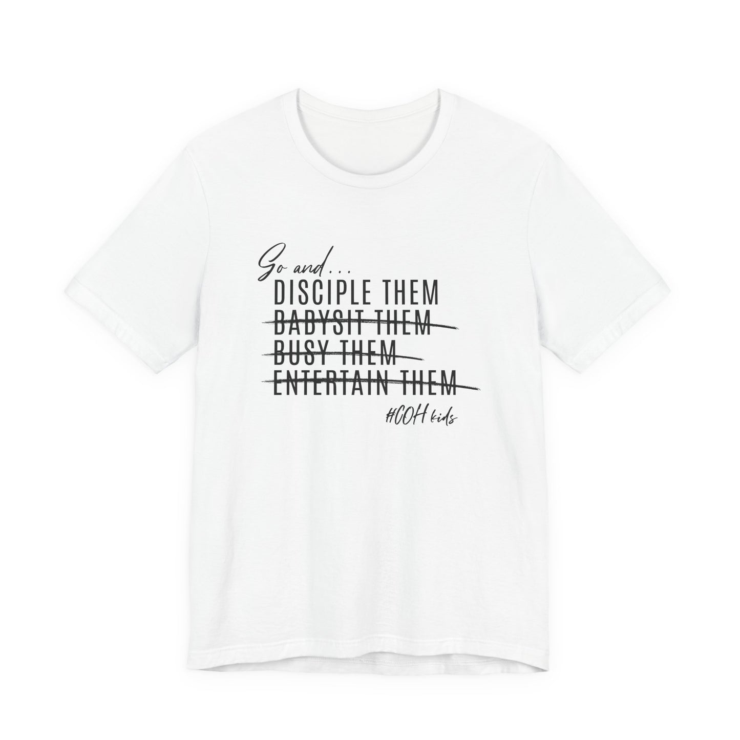 ADULT - Premium Cotton T-Shirt - Disciple Them T-Shirt