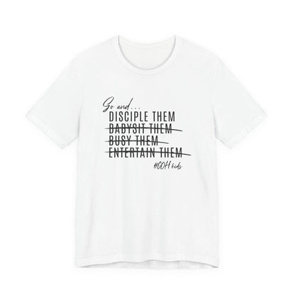 ADULT - Premium Cotton T-Shirt - Disciple Them T-Shirt