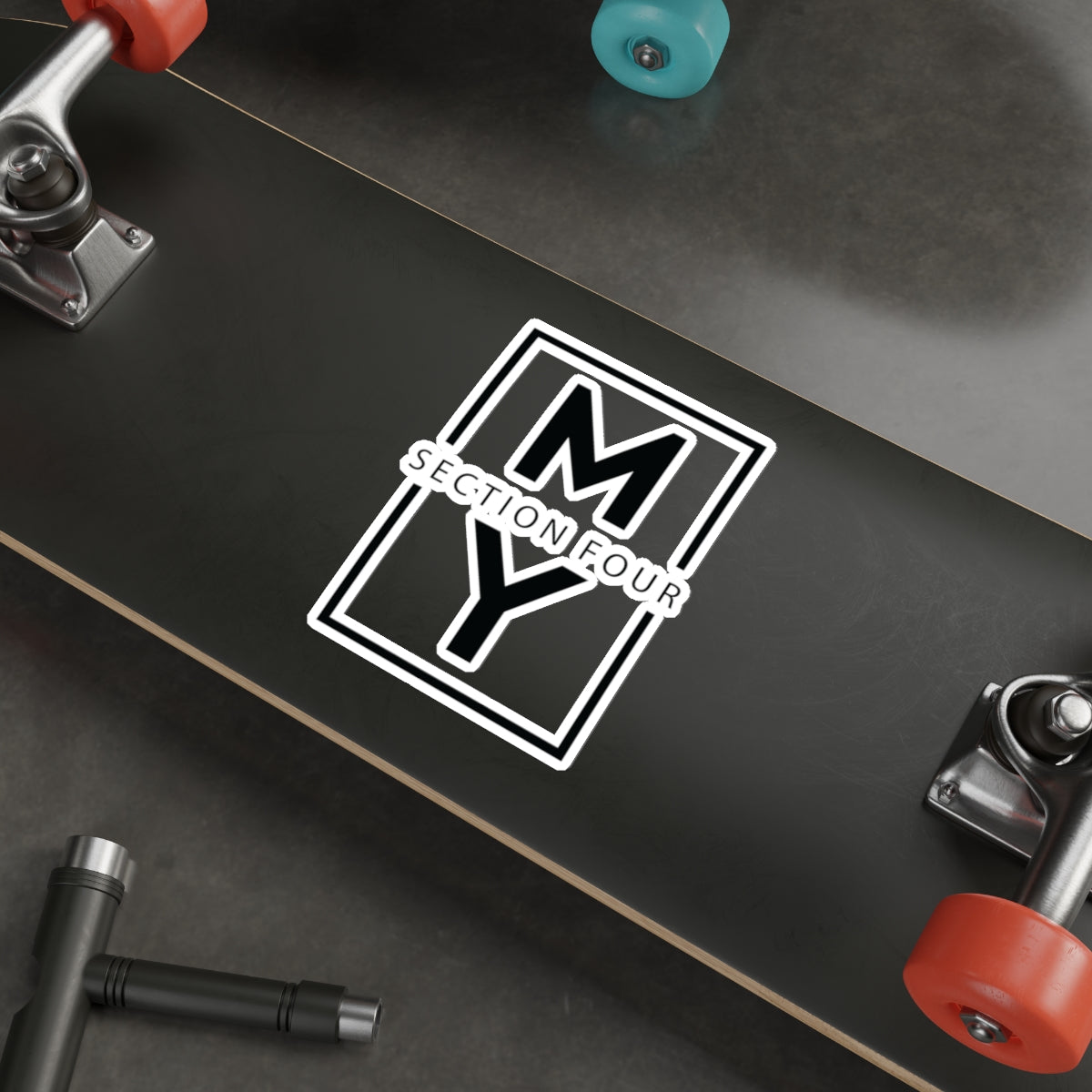 MY Section Four Die-Cut Sticker
