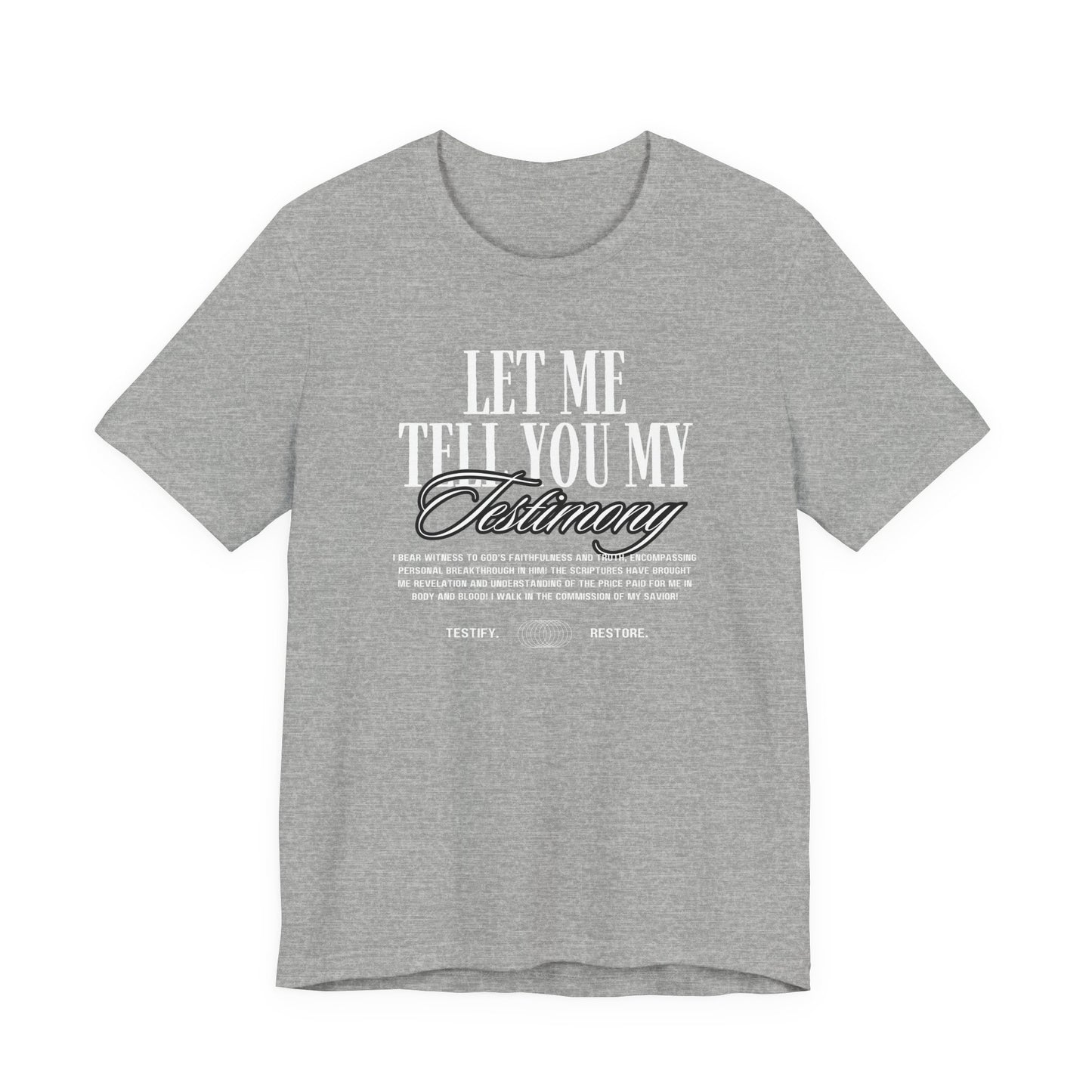 ADULT - Premium T-shirt - Testimony