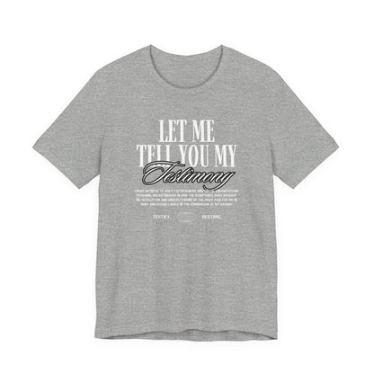 ADULT - Premium T-shirt - Testimony