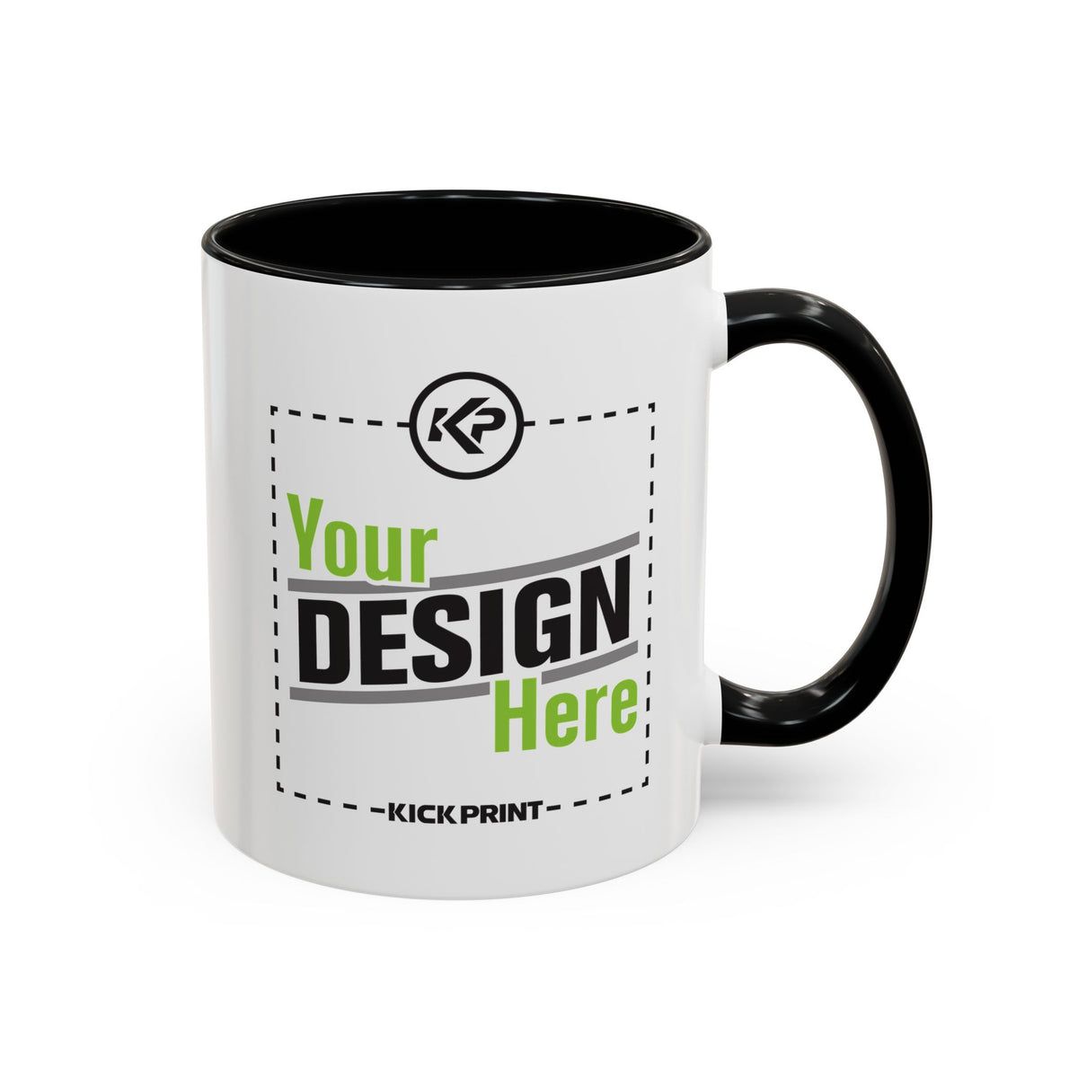 11oz Accent Mug - Kick Merch