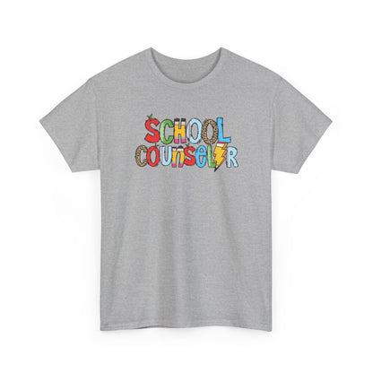 School Counselor Colorblock T-Shirt- Fun School Staff Gift