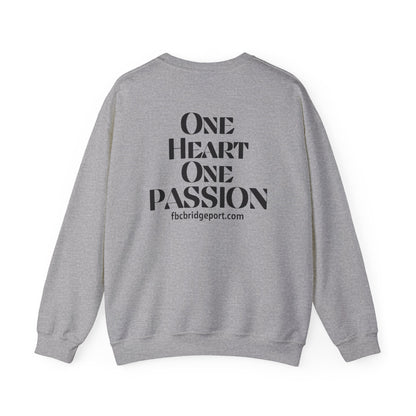 Adult - Basic Sweatshirt- one Heart One Passion