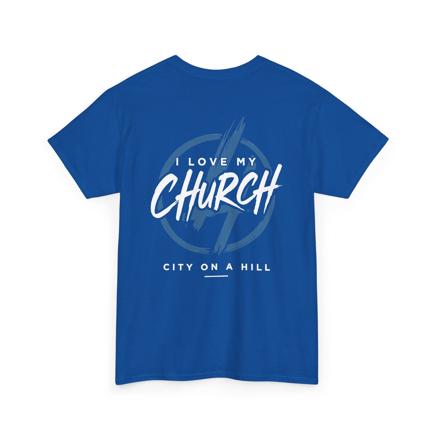 ADULT - I Love My Church Tee - City on a Hill
