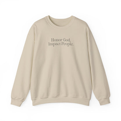 Adult - Basic Sweatshirt Honor God Impact People - FAC Aurora