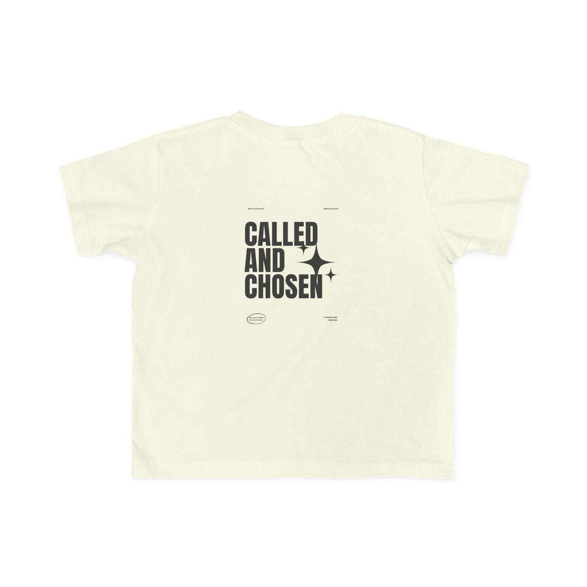 Toddlers - Basic tee - Called & Chosen - BBA