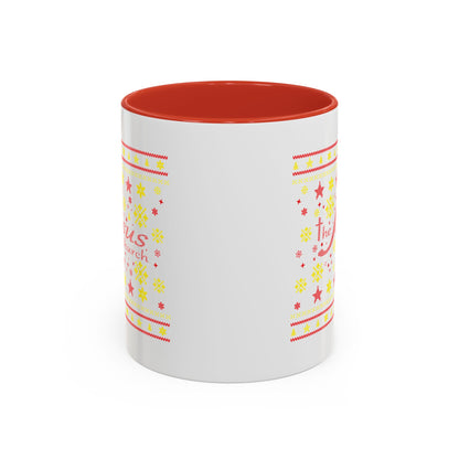 Holiday Accent Coffee Mug - The Jesus Church