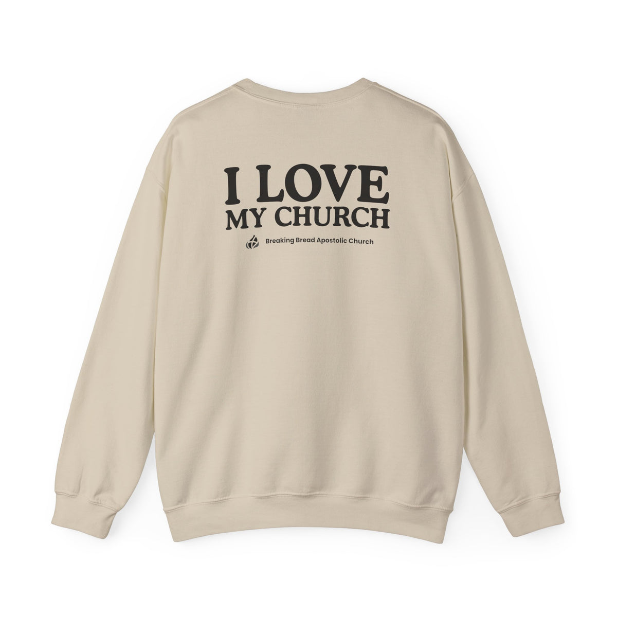 ADULT - Basic Sweatshirt -  I Love My Church - BBA