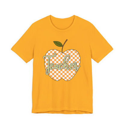 Apple Teacher Fall Shirt | Bella Canvas Teacher T-Shirt | Cute Autumn Teacher Outfit | Thanksgiving Teacher Graphic Tee