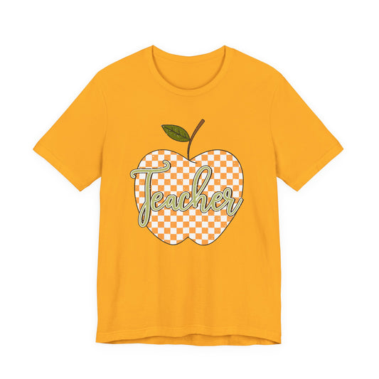 Apple Teacher Fall Shirt | Bella Canvas Teacher T-Shirt | Cute Autumn Teacher Outfit | Thanksgiving Teacher Graphic Tee