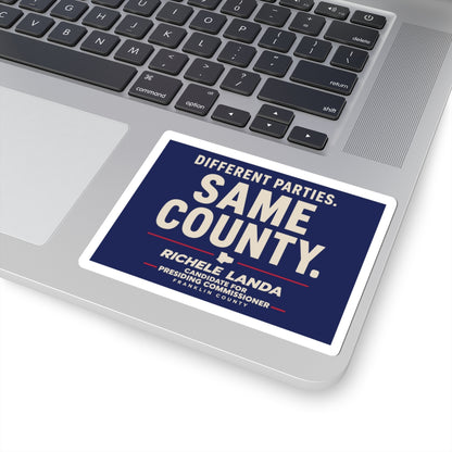 Regular Sticker - Different Parties- Same County